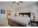 The spacious bedroom offers ample space with decorative elements and a comfortable atmosphere at 1225 Assembly St, Belmont, NC 28012