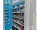 Well-organized pantry with ample shelving and storage for food and kitchen essentials at 1310 Bellhook Nw Pl, Concord, NC 28027