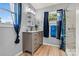 Updated bathroom vanity, marble countertops, and tiled shower and walls at 141 Porter Rd, Statesville, NC 28625