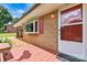 Close-up of a charming front porch, featuring a red door and a well-kept entry at 141 Porter Rd, Statesville, NC 28625