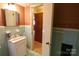 Bathroom featuring tiled walls and vintage fixtures at 170 Heritage Ln, Salisbury, NC 28147