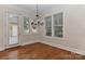 Bright dining area with natural light at 17210 Sulky Plough Rd # 1206, Charlotte, NC 28277