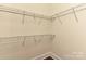 Walk-in closet with metal shelving for storage and organization at 17210 Sulky Plough Rd # 1206, Charlotte, NC 28277