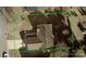 Aerial view of a property highlighting the lot size and surrounding neighborhood at 1957 8Th Street Se Ln, Hickory, NC 28602