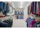 Large walk-in closet with extensive shelving and clothing racks at 240 Bells Crossing Dr, Mooresville, NC 28117