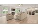 Open-concept living area with a fireplace, large windows, and hardwood floors at 240 Bells Crossing Dr, Mooresville, NC 28117