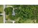 An aerial shot showcases a secluded property bordered by lush greenery and mature trees at 2618 Pineview Dr, Lancaster, SC 29720
