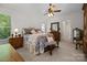 Bedroom with elegant furnishings, and an ensuite bathroom at 3009 Botetourt Ct, Weddington, NC 28104