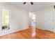 Bright living area with hardwood floors and neutral paint at 4499 Briarcreek Rd, Maiden, NC 28650