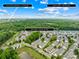 Aerial neighborhood view with grocery stores, restaurants 5-minute drive, Uptown Charlotte 18-minute drive at 4848 Fonthill Ln, Charlotte, NC 28210