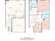 Two-story floor plan showing layout of rooms and approximate dimensions at 4848 Fonthill Ln, Charlotte, NC 28210