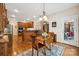 Charming breakfast nook adjacent to the kitchen with natural light at 5812 Morgan Park Dr, Monroe, NC 28110