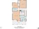 The floor plan details the layout of the bedrooms, bathrooms, and laundry area on the upper level at 6129 Caseys Side Way, Fort Mill, SC 29708