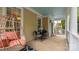 Cozy front porch with comfortable seating, perfect for relaxing and enjoying the outdoors at 6129 Caseys Side Way, Fort Mill, SC 29708