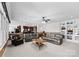 Inviting living room with open floorplan and comfortable seating at 7412 Sahalee Dr, Denver, NC 28037