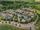 Aerial view of the real estate neighborhood featuring lush greenery and winding roads at 807 Herrons Ferry Rd, Rock Hill, SC 29730