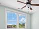 Bedroom featuring dual windows providing natural light, complemented by a ceiling fan at 807 Herrons Ferry Rd, Rock Hill, SC 29730