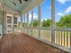 Enclosed porch with wood floors and view of the outdoors at 807 Herrons Ferry Rd, Rock Hill, SC 29730