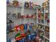 Spacious pantry with ample shelving provides plenty of room for organized food storage at 85 Ruritan Park Rd, Stony Point, NC 28678