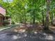 The exterior shows a large backyard surrounded by a tree line at 10710 Bristlecone Ct, Mint Hill, NC 28227