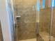 Modern tile shower with glass enclosure, offering a spa-like bathroom experience at 108 Red Juniper Way, Statesville, NC 28625