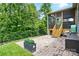 Backyard with paver patio, perfect for outdoor entertaining at 10903 Skymont Dr, Huntersville, NC 28078
