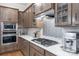 Modern kitchen featuring stainless steel appliances, a gas stovetop, and stylish backsplash at 1124 Greenbridge Dr, Matthews, NC 28105