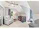 This bedroom offers natural light, a reading chair, and ample space, creating a comfortable and versatile area at 116 Oak Creek Dr, Charlotte, NC 28270