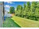 Well-maintained backyard with manicured lawn, perfect for Gathering gatherings at 117 Langhorne Dr, Mount Holly, NC 28120
