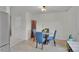 Dining area includes a round table with seating for four at 117 Langhorne Dr, Mount Holly, NC 28120