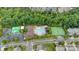 Community amenities from above, including tennis, basketball courts, clubhouse, and pool area at 1355 Cilantro Ct, Fort Mill, SC 29708