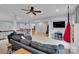 Large living room with a view of the second floor, a TV, and stairs to the first floor at 1355 Cilantro Ct, Fort Mill, SC 29708