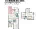 Detailed floor plan showcasing the layout, room dimensions, and design of the home at 1818 Winding Mist Dr, Belmont, NC 28012