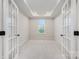 Office space with recessed lights, a large window, and glass French doors at 1818 Winding Mist Dr, Belmont, NC 28012