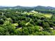 Expansive aerial shot showcasing a lush, green landscape with scattered homes in a serene setting at 201 Forest Rd, Taylorsville, NC 28681