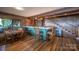 Basement wet bar is perfect for game night and features a popcorn machine at 3248 Lake Shore S Rd, Denver, NC 28037
