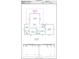 Detailed first floor plan showing kitchen, living room, bedrooms, garage, and wood deck at 3248 Lake Shore S Rd, Denver, NC 28037