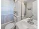 Bright bathroom with a shower and tub combination with tile surround at 339 Arnold St, Rock Hill, SC 29730