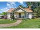 Charming single story home with a quaint front porch and landscaped front yard at 4059 10Th Avenue Sw Dr, Hickory, NC 28602
