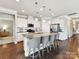 Spacious kitchen with granite counters, stainless appliances, and a large island perfect for entertaining guests at 505 Belle Grove Dr, Lake Wylie, SC 29710