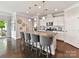 Stylish kitchen with granite counters, stainless appliances, and a large island perfect for entertaining guests at 505 Belle Grove Dr, Lake Wylie, SC 29710