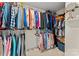 Walk-in closet with ample storage and metal shelving at 5079 Skyfest Dr, Charlotte, NC 28215