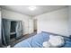 Cozy bedroom featuring neutral carpeting, a daybed, and a small closet at 5125 Thomasville Dr, Belmont, NC 28012