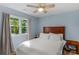 Bedroom with hardwood floors, blue walls, and natural light at 5317 Black Oak Ln # 11, Waxhaw, NC 28173