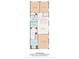 Detailed floor plan of the second level, including bedroom, bathroom, laundry, and living spaces at 5811 Mantle Way, Kannapolis, NC 28081