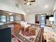 Spacious living room with vaulted ceilings, ample natural light and decorative features at 965 Hunting Ave, Lincolnton, NC 28092