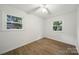 Bedroom with natural light and wood floors at 9818 Starwood Dr, Charlotte, NC 28215