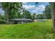 Large grassy backyard with a soccer goal at 1035 15Th Nw Ave, Hickory, NC 28601