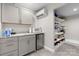 Basement kitchen with modern mini-fridge and plenty of storage at 1035 15Th Nw Ave, Hickory, NC 28601
