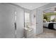 This bathroom boasts a soaking tub, glass shower, and is accessible from the primary bedroom at 1035 Ivey Ct, Indian Land, SC 29707